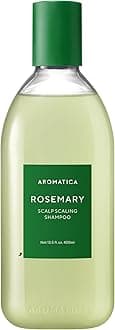 AROMATICA Rosemary Scalp Scaling Shampoo - Thinning Hair Loss Natural Rosemary Essential oil for Women - Vegan Hair Growth Biotin Korean Shampoo - Free from Sulfate, Silicone, and Paraben (400ml)