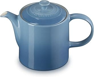 Le Creuset Grand Teapot, Stoneware, 1.3 litres, Serves 4 Cups, Chambray, 70703134340000