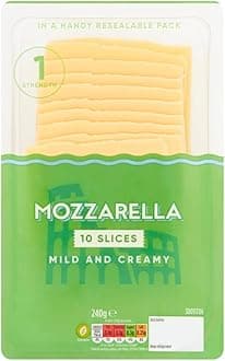 Morrisons Mozzarella Mild and Creamy 10 Slices 240g