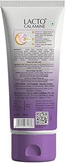Lacto Calamine face wash with kaolin clay with niacinamide vitamin E for oily skin 100ml