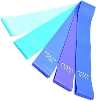 Resistance Loop Exercise Bands Exercise Bands for Home Fitness, Stretching, Strength Training, Physical Therapy,Elastic Workout Bands for Women Men Kids