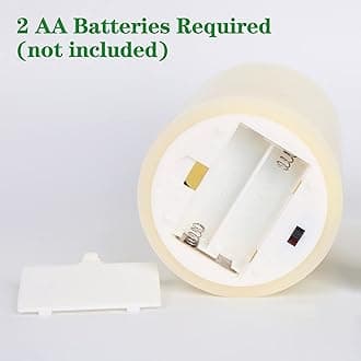 Eywamage Ivory Flameless Pillar Candles with Remote, Flickering Realistic LED Battery Wax Candles Set of 3, Φ 3" H 4" 5" 6"