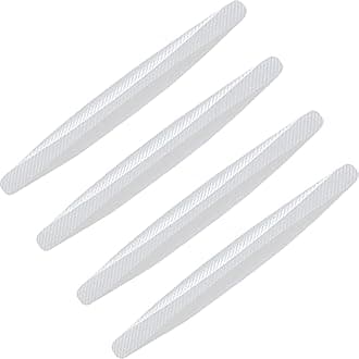 4 Packs Car Bumper Protector Strip,Front and Back Corner Bumper Guard for Car Anti Collision Strips,Universal Bumper Protector Trim Tape 40x5CM (White)