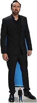 Star Cutouts CS757 Nicolas Cage Lifesize Cardboard Cutout with Mini – Movie Fan Party Decoration, Collector Display & Gift