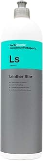 Leather Star - Deep Cleaner for Leather; Revitalizes, Preserves, and Protects; Pleasant Fragrance, Color Intensifying Appearance, Supple Soft Feel; Non-Slippery Formula (1 Liter)