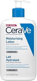 CeraVe Moisturising Lotion for Dry to Very Dry Skin 473 ml with Hyaluronic Acid and 3 Essential Ceramides