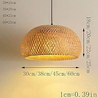 CSSYKV Bamboo Chandelier Japanese Style Homestay Inn Pastoral Creative Bamboo Lantern Restaurant Tea Room Bamboo Art Lamps Hanging Ceiling Lamp