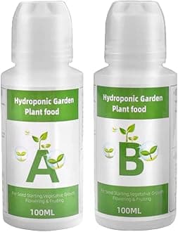 Hydroponics Growing System Accessories, A+B Plant Food Suitable for Most Hydroponic Planting Systems, Hydroponic Nutrients Seed Pods kit Plant Food for Growing Vegetables Fruits Flowers Herbs