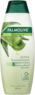 PalmoliveNaturals Active Nourishment Shampoo Aloe Vera 350mL X 2Compact by Design (Amazon-developed Certification)