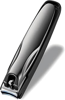 Nail Clippers, Made in Japan, Stainless Steel, Nail Clipper, Japanese High Quality, 2 Sides Nail File, Curved Blade, Sharp, Anti-Slip, Easy Operation, Safe, For Babies, Kids, Adults, Elderly, Present,