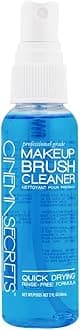 Cinema Secrets Original Blue Vanilla Makeup Brush Cleaner Spray - Professional Cleanser for Makeup Brushes - Quick-Drying, Rinse-Free Formula - Removes Stubborn Waterproof Make Up
