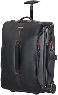 Samsonite Paradiver Light - Duffle with Wheels 55/20 Strict Cabin, 55 cm, 48.5 L, Black