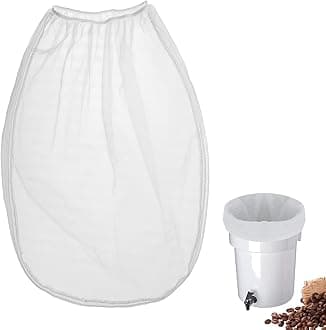Replacement Toddy Filter Bag Compatible with Toddy Cold Brew System for 5 Gallon Cold Coffee Brew Filter Replacement Strainer Bag - Reusable (1 Pack)