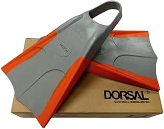 DORSAL Bodyboard Bodysurfing Floating Swimfins (Flippers) Comfortable Natural Gum Rubber for Swimming, Diving, Surfing