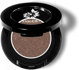 Hypoallergenic Eyeshadow Organic 100% Natural Finely Pressed Velvety Smooth Powder, Made in USA, Dark Matter