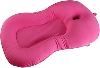 Baby Bath Cushion,Kakiblin 0-6 Month Newborn Bath Anti-Slip Cushion Seat(Pink)
