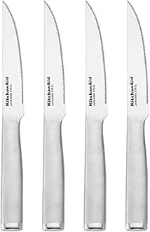 KitchenAid Gourmet, 4-Piece Steak Knife Set, Stainless Steel