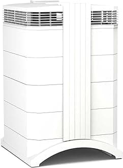 IQAir HealthPro Compact XE Air Purifier - Compact HyperHEPA Filtration for Rooms up to 1125 sq ft - Allergens, Smoke, Dust, Mold, Pet Dander, Swiss Made, WiFi Enabled