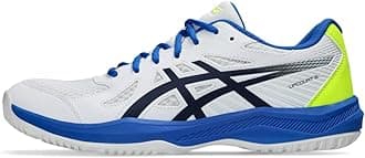 ASICS Men's Upcourt 6 Volleyball Shoes, Oyster Grey/Midnight Blue