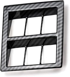 For Toyota Fortuner 2016 2017 2018 2019 2020 2021 2022 ABS Carbon Fiber Color Headlight Switch Button Frame Cover Trim