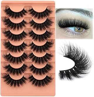 Mink Lashes Full Volume False Eyelashes 18mm Dramatic Faux Mink Eyelashes Natural Look Cat Eye Volume Eye Lashes Multipack by Focipeysa