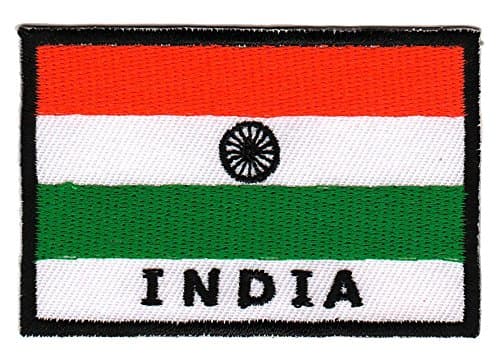 India Flag Iron On Patch Applique