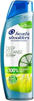 Head & Shoulders Clarifying Shampoo For Greasy Hair, Anti-Dandruff Shampoo, Removes Build Up On Scalp, Deep Cleanse Shampoo For Men & Woman, Up To 72h Dandruff Protection, 300 ml