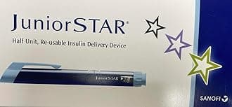 JuniorSTAR Re-usable Insulin Delivery Device Blue
