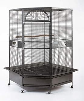 - Seny Parrot Escape Jumbo Corner Bird Cage Aviary (X-Large)