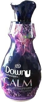 Downy Infusions Fabric Softener Liquid, Calm, Lavender & Vanilla Bean, 0.96 L - Packaging May Vary