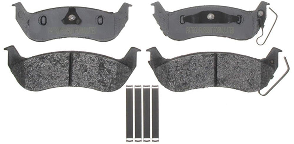 Raybestos ATD1040AP Advanced Technology Semi-Metallic Disc Brake Pad Set