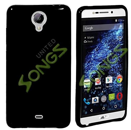 BLU Studio C HD S090Q Ultra-thin Light TPU Rubber Gel Case Soft Cover (Black)