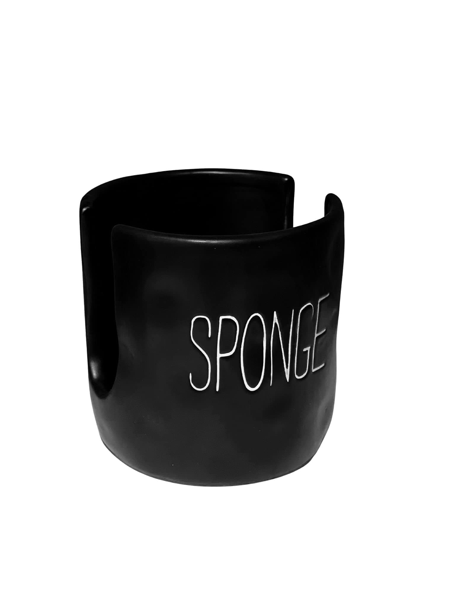 Kitchen Dish Bistro Sponge Holder Caddy, Black