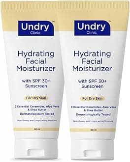 Facial Moisturizer for Dry Skin (80ml, Pack of 2) Moisturizer for Face