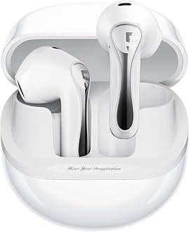 SoundPEATSAir5 Wireless Earbuds with Adaptive Noise Cancellation, Bluetooth 5.4 with QCC3091 Chip, 13mm Driver with 6 Mics aptX Lossless Bluetooth Earphones, AI Call Noise Reduction and CVC V8.0, 30H