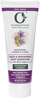 Plant-Based Kumkumadi, Shea Butter & Cocoa Butter Hand, Underarm & Neck Cream - Dark Spot corrector for Body, Skin Moisturizing & Brightening Cream, Kojic Acid Cream