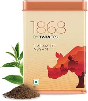 1868 by Tata Tea Cream of Assam | 100g | Assam Black Tea | Premium Tea with Aromatic, Rich & Malty Notes