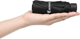 Compact Travel Umbrella with Case Sun&Rain Lightweight Small and Compact Suit for Pocket