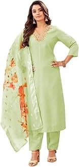 Women's Kurta & Pant with Dupatta || Straight Kurta Outfits || Ethnic Set (SHZ/1499-1606)