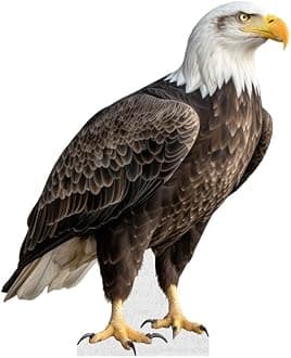 Eagle - Life Size Cardboard Cutout Standup People with Support Standee | Animals -