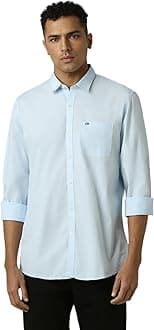 Peter England Men's Slim Fit Shirt