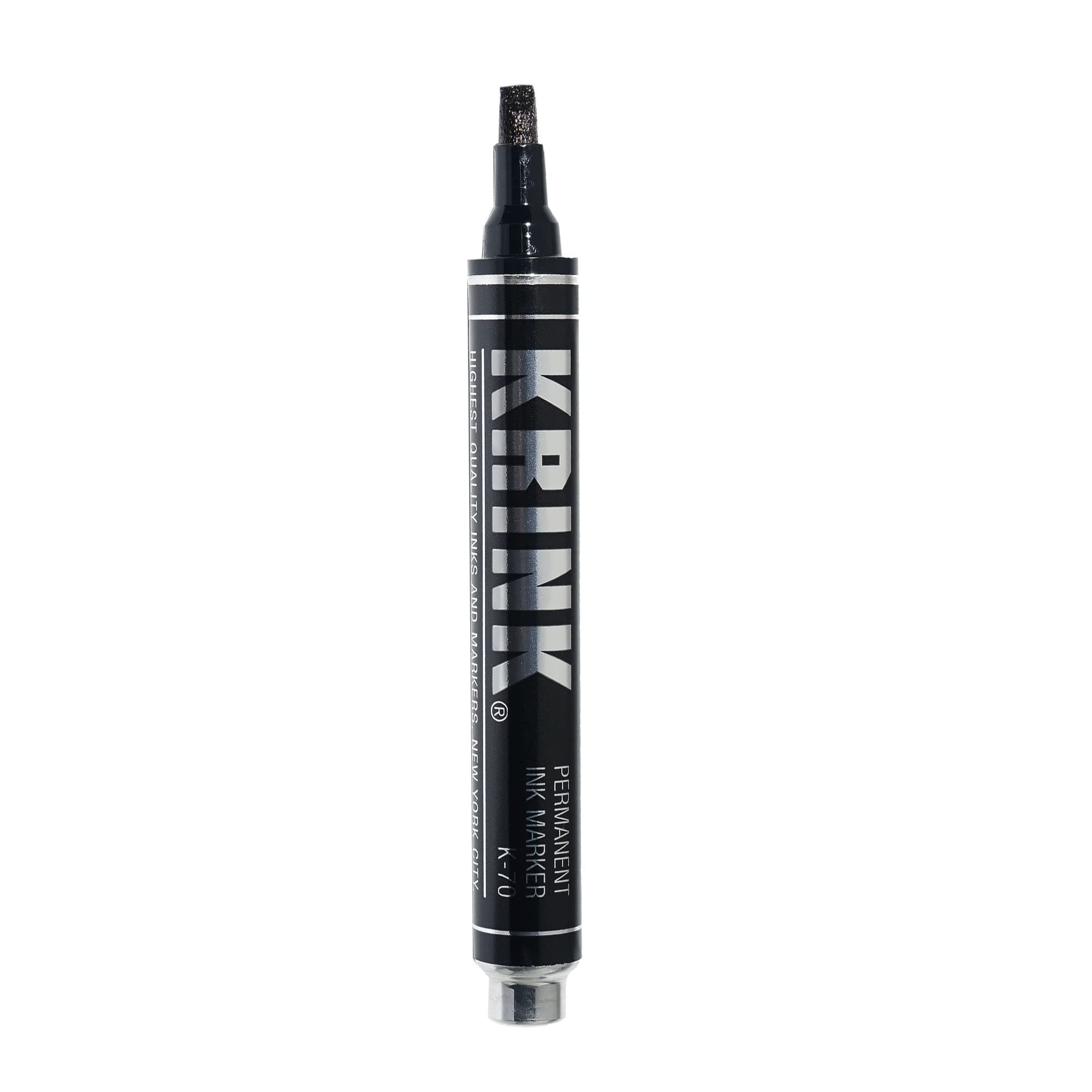 Krink K-70 Black Permanent Marker, Double-Sided Tip, Handmade in USA