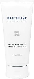 Beverly Hills MD Smooth Radiance Exfoliating Scrub for Aging Skin, Daily Gel Formula for Smooth Skin- Target Dead Skin Cells, Oil, Large Pores w/Crystalide Peptides, Niacinamide, Hyaluronic “Booster”