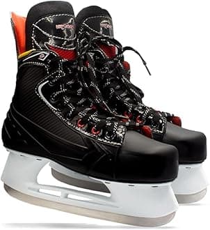 – VIK-MAX Hockey Ice skate/Stainless Steel Blades/Comfortable Running-Ice Skate For Beginners