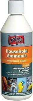 St@llion 500ml Ammonia Multi-Purpose Cleaner Strong Household Grease, Stains, and Grime Remover for Floors, Tiles, Glass, Laundry, and Kitchen Use | Versatile and Powerful Cleaning (Pack of 1)