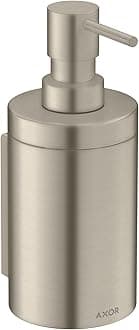 AXOR Universal Circular Modern Bath and Kitchen Sink Soap dispenser in Brushed Nickel, 42810820