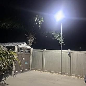 4000W Solar Street Lights Outdoor Waterproof, 400000LM, Dusk to Dawn Solar with Motion Sensor and Remote Control, LED Flood Light, Luces solares para exteriores, Suitable for courtyards, Garage.