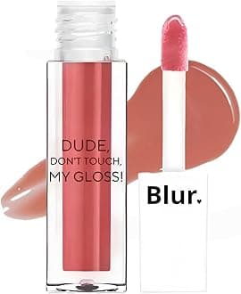 India Dude, Don't Touch My Gloss | Glossy Lip Tint + Oil | Pigmented AF | Juicy, Non-Sticky, Moisturizing | Lip Gloss for Girls and Women |5ml | Peach