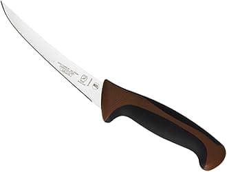 Mercer Culinary Millennia Color Handle Cutlery 6" Curved Boning Knife Brown