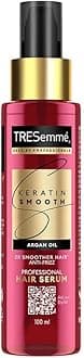 Keratin Smooth Anti-Frizz Hair Serum 100ml with Argan Oil, for 2X Smoother Hair and Long Lasting Frizz control upto 48H even in 80% humidity